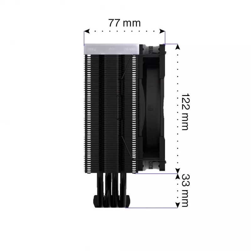 Endorfa Fera 5 nero ARGB dissipatore CPU