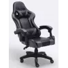 Topeshop FOTEL REMUS SZARY sedia ufficio/computer seduta imbottita schienale imbottito