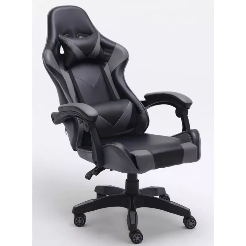 Topeshop FOTEL REMUS SZARY sedia ufficio/computer seduta imbottita schienale imbottito