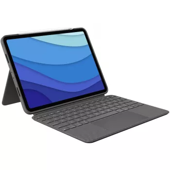 Case con tastiera Combo Touch US iPad Pro 11 1,2,3 Gen grigio