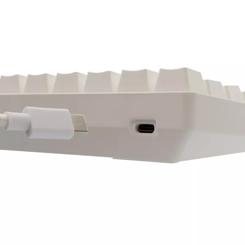 Tastiera meccanica White Shark Shinobi-2 Brown Switch layout US — design compatto, switch Brown
