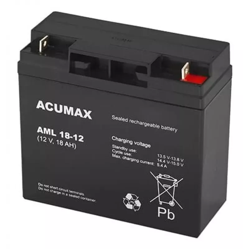 Batteria elettronica AM 18-12 VRLA AGM 12 V 18 Ah