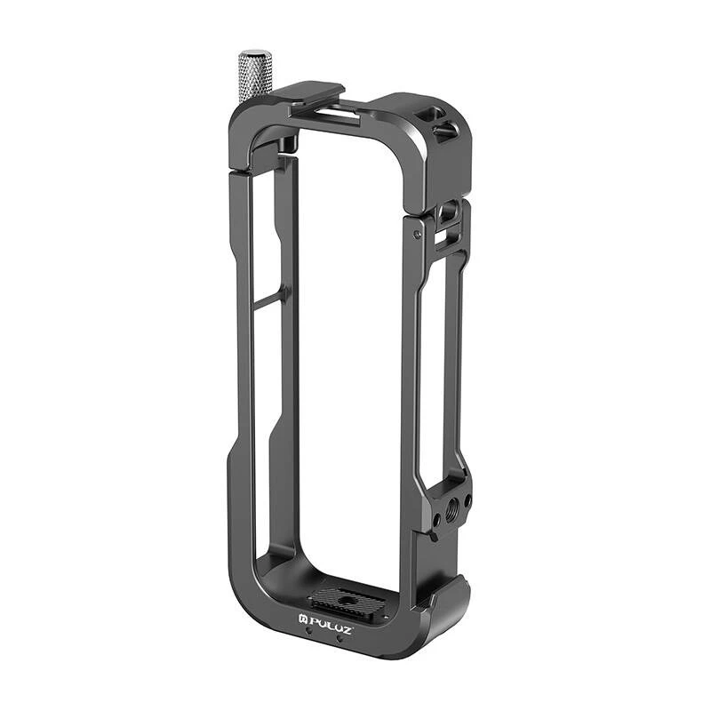 Gabbia protettiva in metallo Puluz per Insta360 X4 PU981B con copriobiettivo