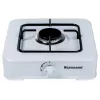 Fornello a gas Ravanson K-01T (bianco; 1 zona)