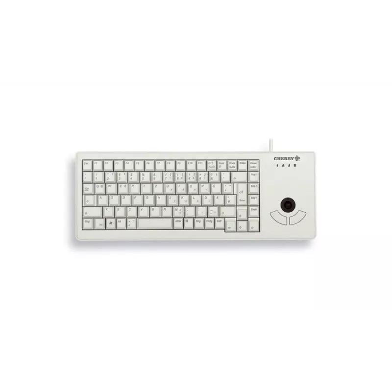 CHERRY XS Trackball tastiera universale USB QWERTZ tedesco grigio