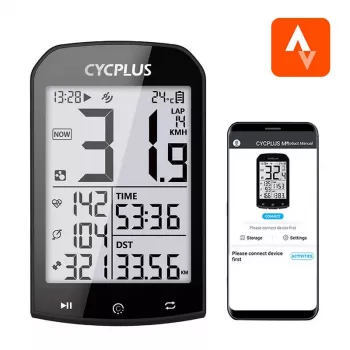 Ciclocomputer GPS Cycplus M1, display da 2,9 pollici, Bluetooth