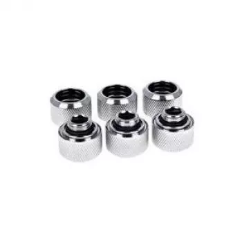 Alphacool Eiszapfen 16 mm raccordo a vite per HardTube G1/4 - cromo confezione da sei (17378)