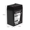 Batteria per UPS al piombo-acido sigillata Green Cell AGM6V5AH-J 6 V 5 Ah