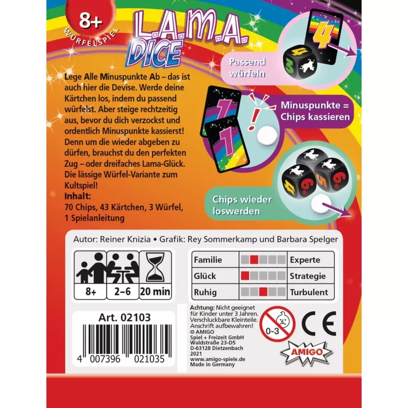 LAMA gioco di dadi