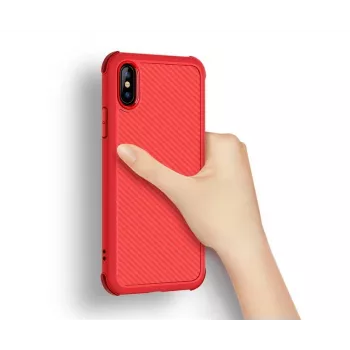 Custodia antishock Devia Shark1 per iPhone XS Max (6,5) – rosso