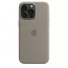 Custodia in silicone compatibile MagSafe per iPhone 15 Pro Max – clay