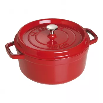 Pentola singola Staub Cocotte 24 cm ciliegia