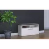 Sovrappensile scarpiere e shop RIVA SZAFKA BIEL — chiuso, bianco, truciolare, 850×460 mm