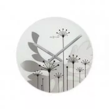 NeXtime orologio 8088 Grass, Ø43 cm, orologio da parete, grigio