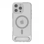 Custodia protettiva trasparente Torras Pstand Series per iPhone 16 Pro Max — trasparente, supporto integrato