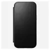 Custodia folio per smartphone Nomad NM01675785 per cellulari Apple, per schermi fino a 17,5 cm (6,9 pollici), nero, 3 scomparti per carte, supporto da tavolo