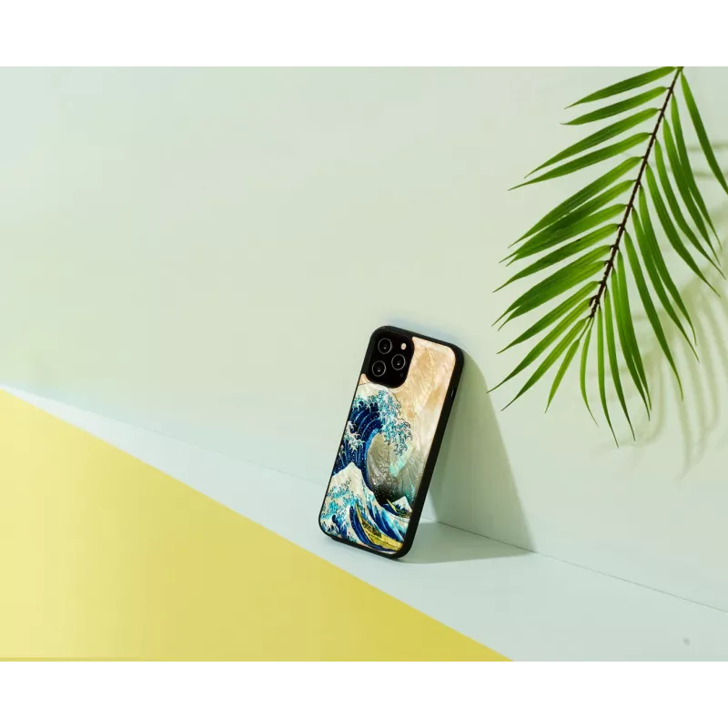 Custodia iKins per Apple iPhone 12 Pro Max con design Great Wave