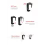 MC-713 supporto PC – supporto da sottoscrivania per computer per riporre