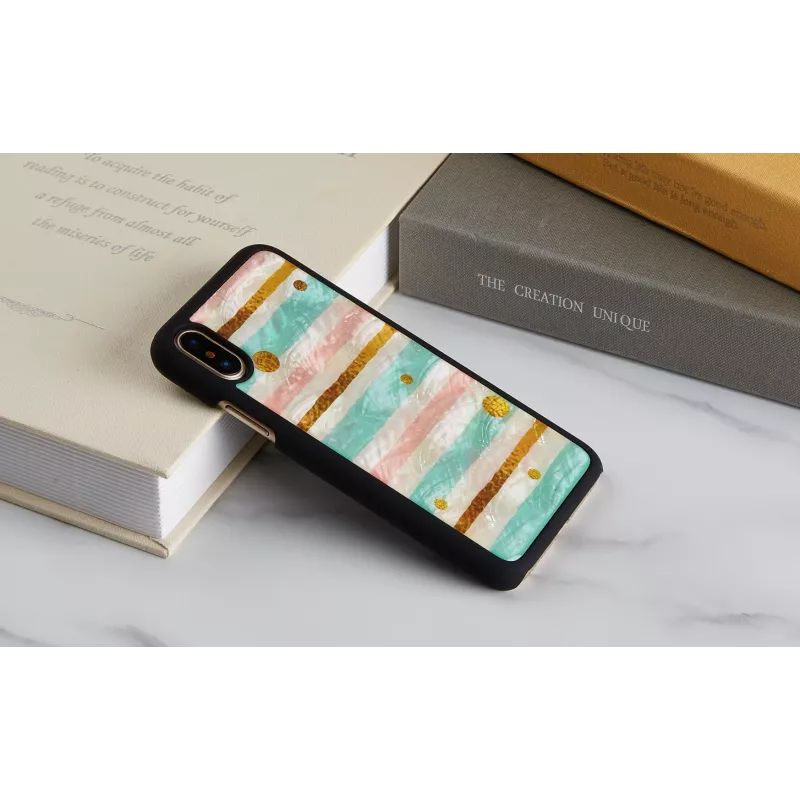 iKins Pop Mint custodia per iPhone XS/X, nera