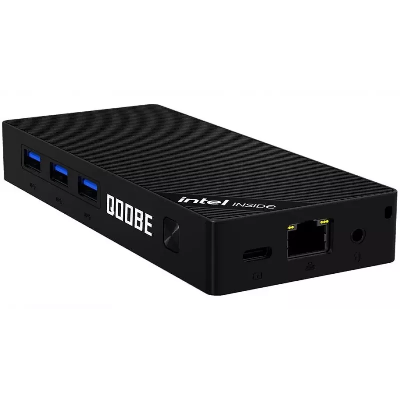 Mini PC Qoobe SUC N150/12GB/SSD 512GB/Win 11 Pro nero