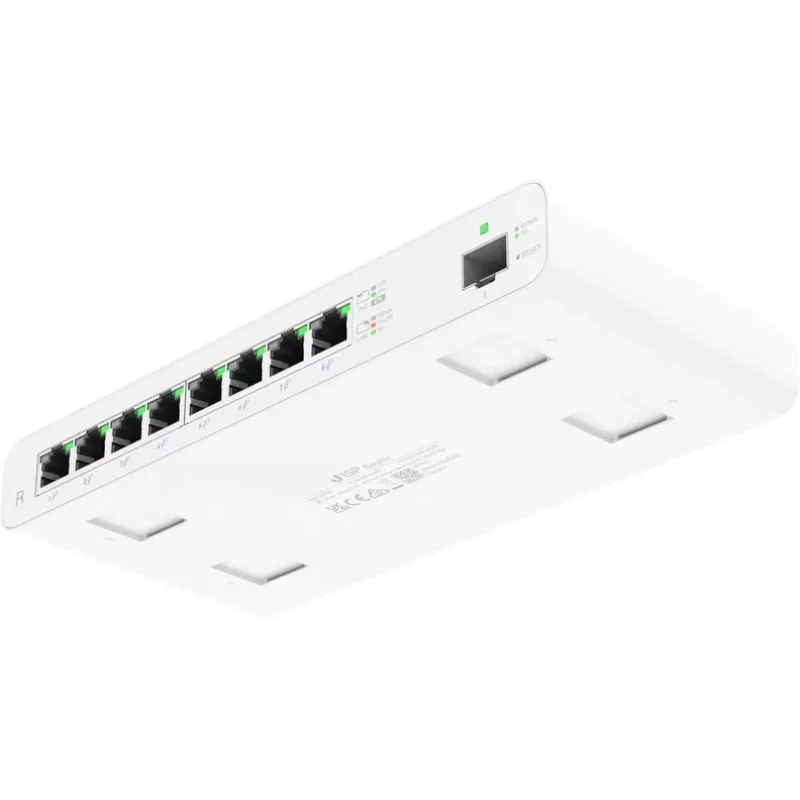 Ubiquiti UISP Router via cavo Gigabit Ethernet bianco