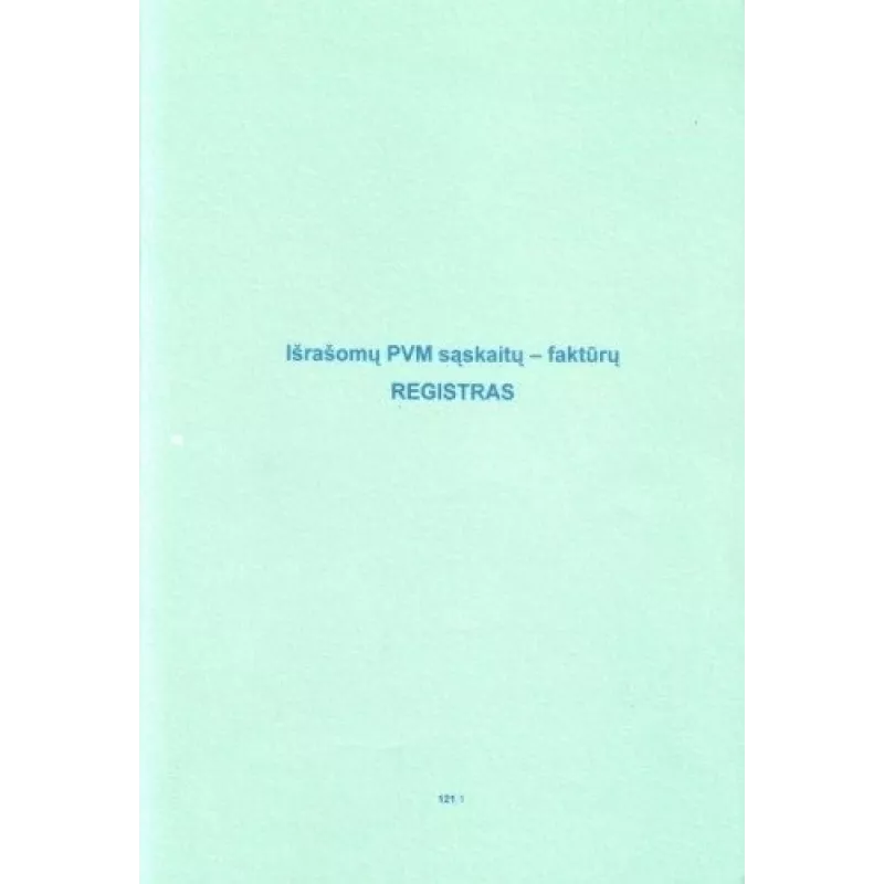 Registro delle fatture di vendita IVA, A4, 48 pagine (0720-061)