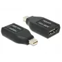 DeLOCK – Adattatore video/audio – HDMI – HDMI, 19 poli (F) – Mini DisplayPort (M) – (DisplayPort 1.1) – nero (65552)