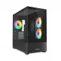 Sharkoon MK6 RGB Micro-ATX case per PC, nero, vetro temprato