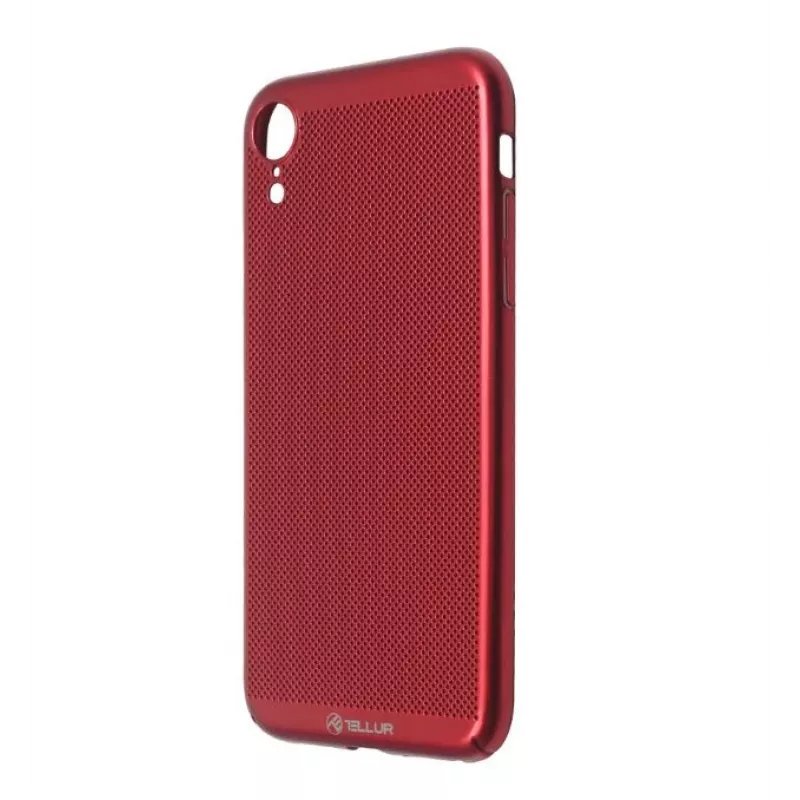 Custodia per cellulare Tellur per iPhone XR — rosso, design dissipante