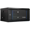 EXTRALINK LITE 4U 530X400 armadio rack a parete nero con ripiano