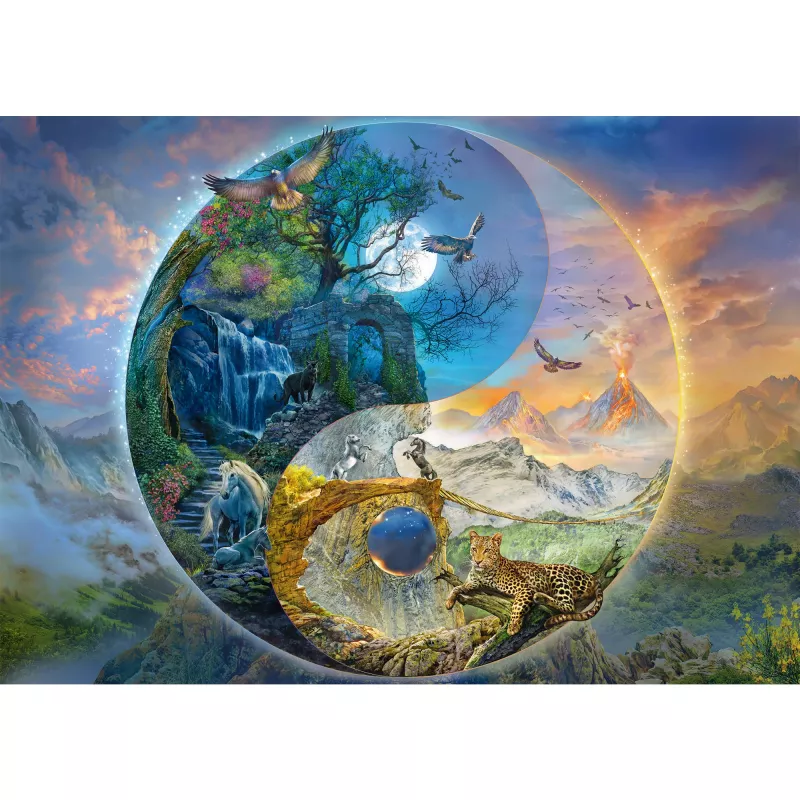 Silva Christoph: Yin & Yang, Bergwelt, puzzle 1000 pezzi