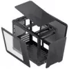 Case per PC Jonsbo C6 MAX, case mini, Micro-ATX, vetro temperato - nero