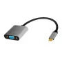 Cavo adattatore video USB Type-C su VGA (D-Sub) LOGILINK CUA0104 0,15 m, grigio/nero