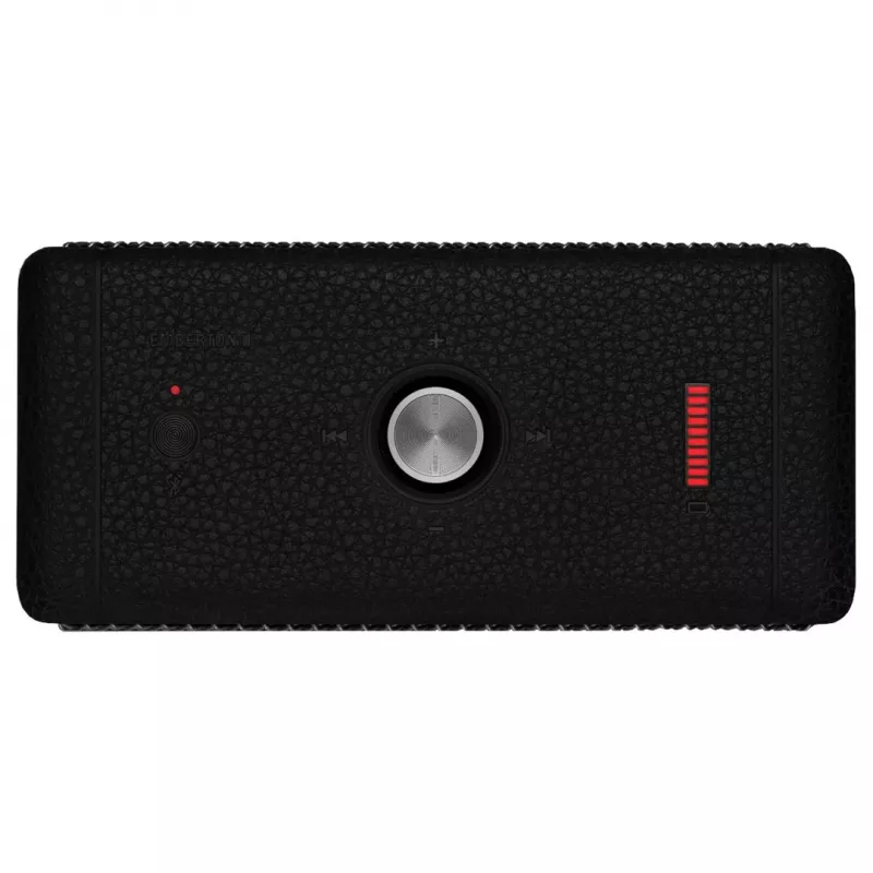 Altoparlante Bluetooth portatile Marshall Emberton II nero Steel — design compatto, audio wireless