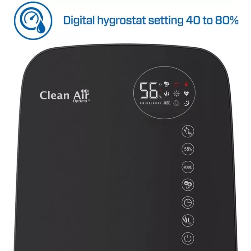 Umidificatore con IONIZZATORE/CA-607BSMART Clean Air Optima