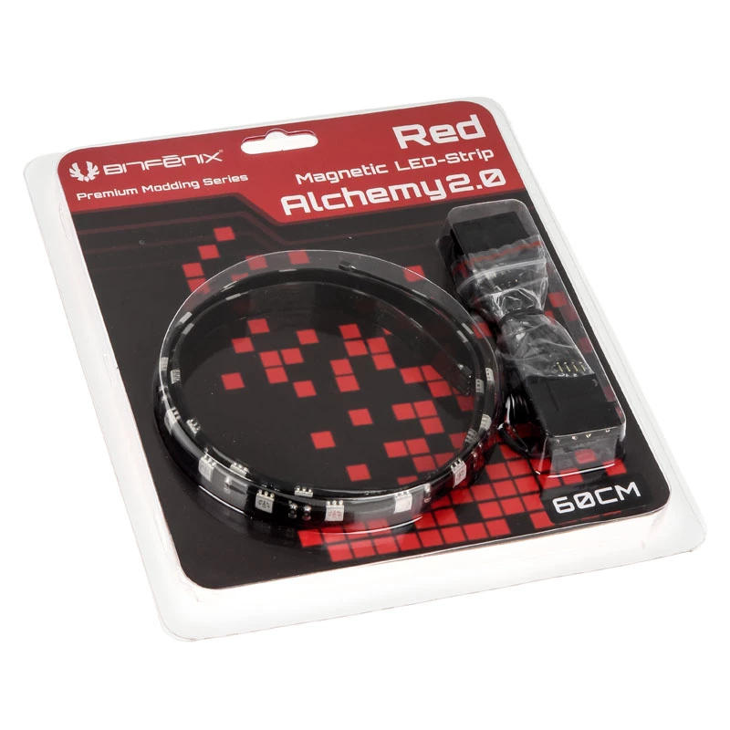 BitFenix Alchemy 2.0 striscia LED magnetica - 60 cm, 30 LED, rosso