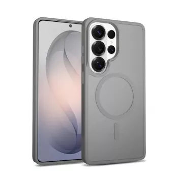 Crong Hybrid Matte Magnetic custodia per Samsung Galaxy S26 Ultra — TPU/PC, grigio