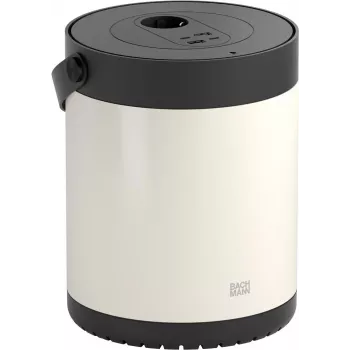 Ciabatta Bachmann MOV E con 1x presa CEE 7/3 e 2x USB A/C, bianco/nero