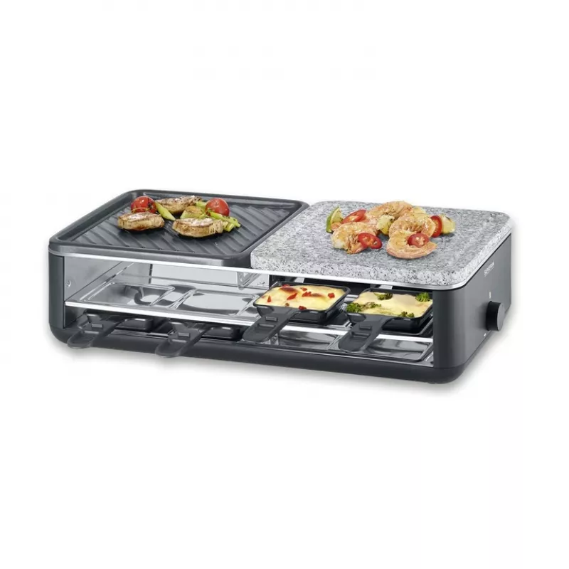 Griglia per raclette Severin RG 2366 8 persone 1300 W nero