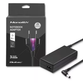 Alimentatore notebook Qoltec per Acer 65W 3,42A 19V 5,5x2,5 50016
