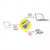 ROLINE - Cavo USB - USB-C 24 pin (M) a USB-C 24 pin (M) - USB 2.0 - 1,85 m - alimentazione USB (100 W) - nero (11.02.8308)