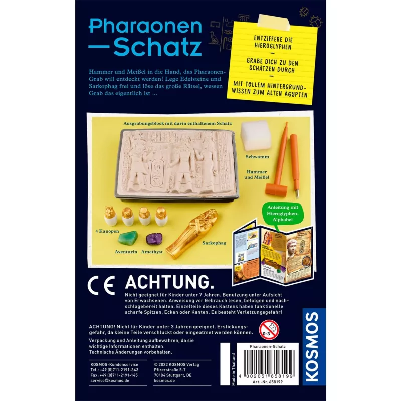 Pharaonen-Schatz, kit sperimentale