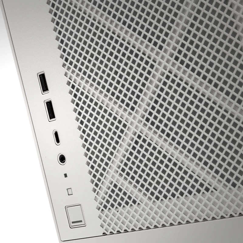 Case computer SilverStone ALTA G1M microATX, bianco