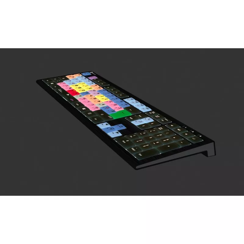 Logickeyboard LKB-MCOM4-A2PC-FR tastiera USB AZERTY francese nero (LKB-MCOM4-A2PC-FR)