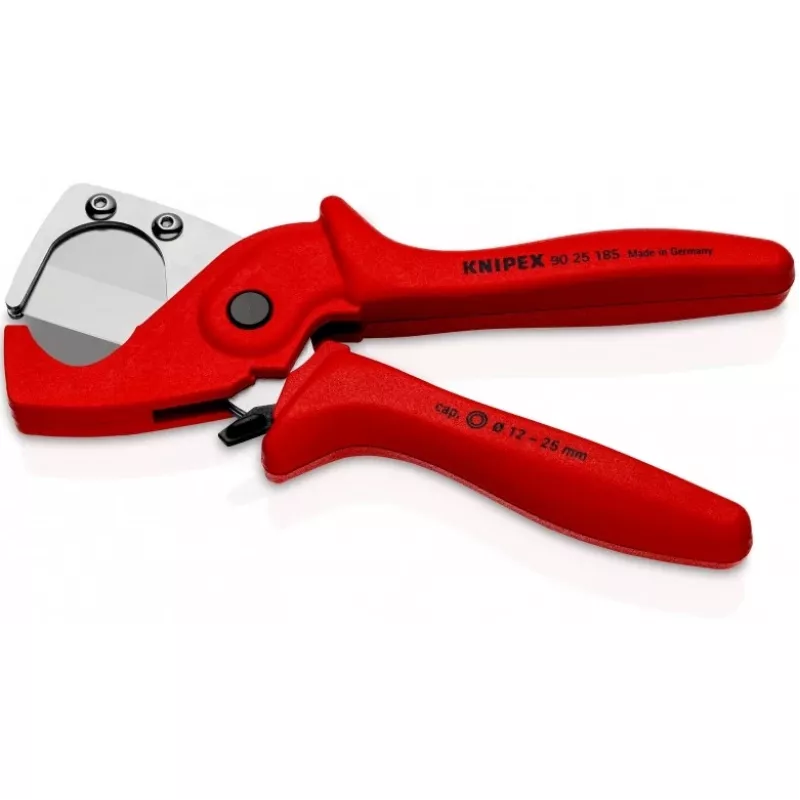 Knipex 90 25 185 - taggitubo - acciaio inox - plastica - rosso - 1,2 cm - 18,5 cm (90 25 185)