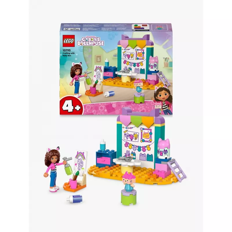 LEGO GABBY'S DOLLHOUSE 10795 lavoretti con Baby Box
