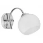 Applique singola Activejet Classic - IRMA nichel E27 per soggiorno