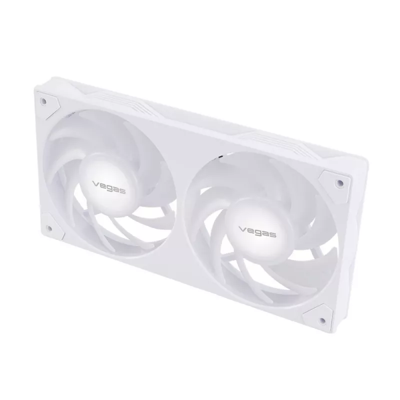 Ventola Akasa VEGAS A24 12 cm bianco cuscinetto a sfere