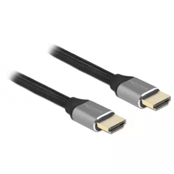 Cavo HDMI DeLOCK Ultra High Speed 48 Gbps 8K 60 Hz grigio 1 m