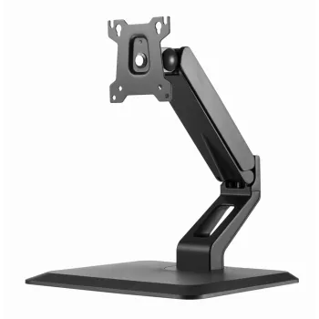 Stand da tavolo completamente orientabile per touchscreen GEMBIRD MS-D1ST-01 per display 17–32 pollici, nero, VESA 75x75–100x100, carico massimo 10 kg